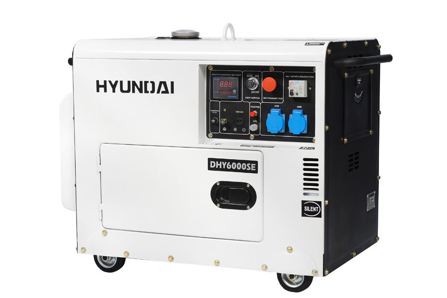 Дизельный генератор HYUNDAI DHY 6000SE Генераторы (электростанции)