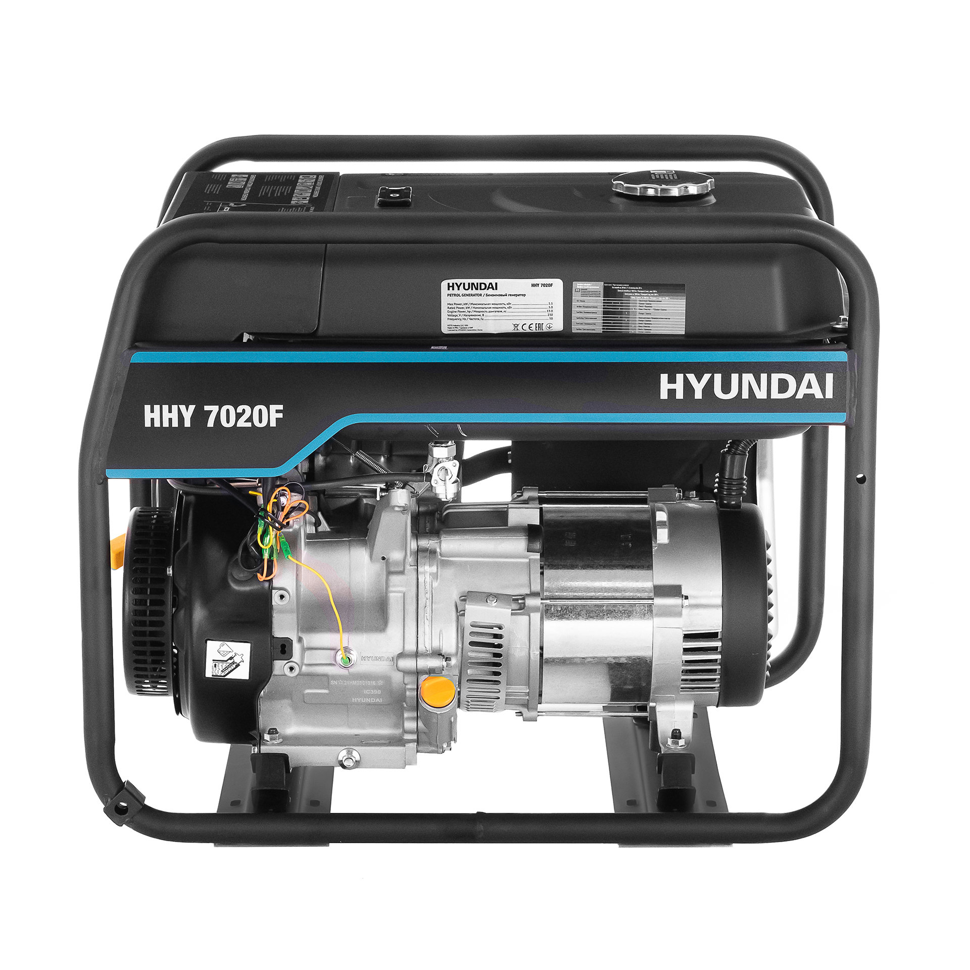 Бензиновый генератор HHY 7020F HYUNDAI Генераторы (электростанции) #5