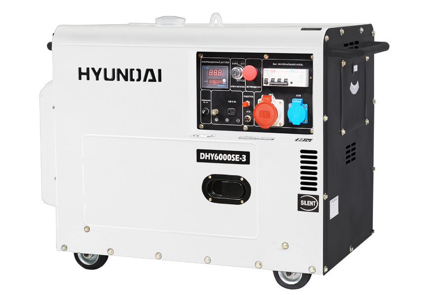 Дизельный генератор HYUNDAI DHY 6000SE-3 Генераторы (электростанции)